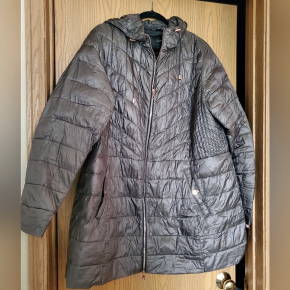 Lane Bryant Puffer Coat with Hood, Size 22/24 - Picture 1 of 6